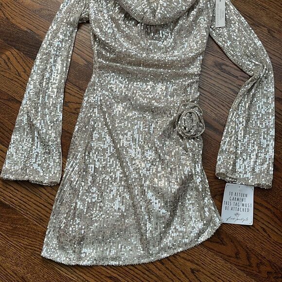 FOR LOVE & LEMONS TIA MINI DRESS Size S - Picture 8 of 9